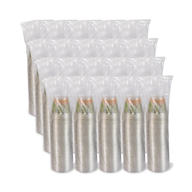 Bare Eco-Forward RPET Cold Cups, 9 oz, Plastic, Leaf Design, 1,000/Carton