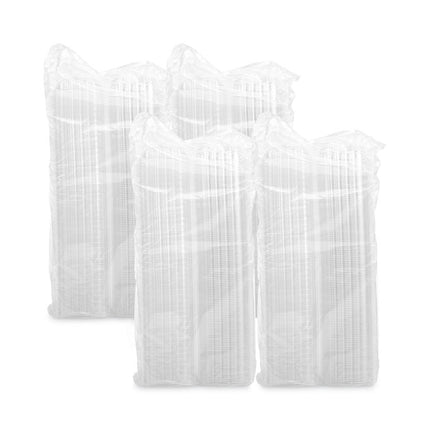 ClearSeal Hinged-Lid Plastic Containers, 13.8 oz, Clear, Plastic, 500/Carton