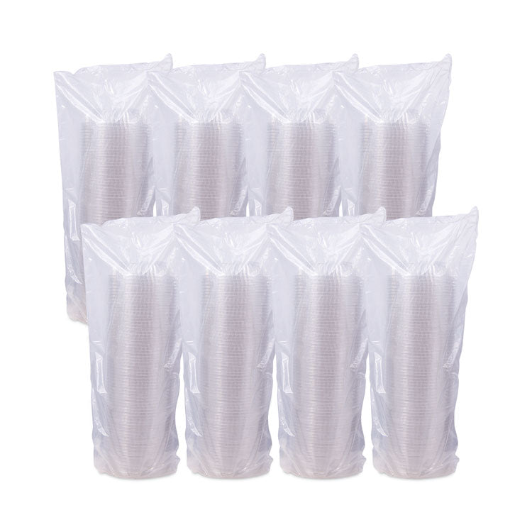 PresentaBowls Clear Bowls, 8 oz, 5.3" Diameter x 1.4" h, Clear, Plastic, 504/Carton