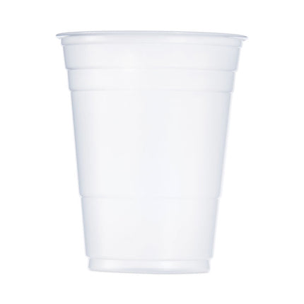 SOLO Party Plastic Cold Drink Cups, 16 oz, 50/Sleeve, 20 Sleeves/Carton