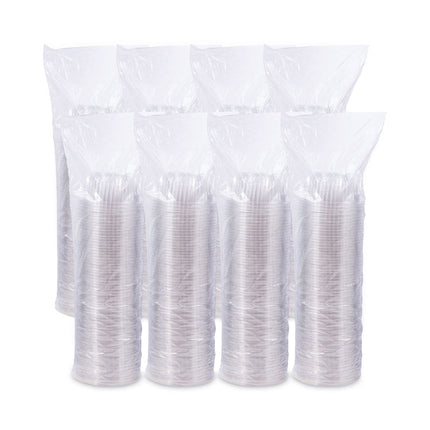 PresentaBowls Clear Bowls, 16 oz, Plastic, 63/Bag, 8 Bags/Carton, 504 Bowls/Carton