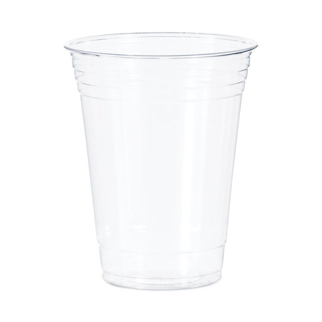 Ultra Clear PET Cups, Squat, 16 oz, Plastic, 50/Bag, 20 Bags/Carton