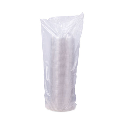 PresentaBowls Clear Bowls, 8 oz, 5.3" Diameter x 1.4" h, Clear, Plastic, 504/Carton
