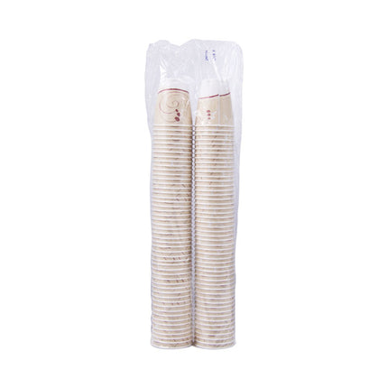 Trophy Plus Dual Temperature Insulated Cups in Symphony Design, 8 oz, Foam, Beige, 1,000/Carton