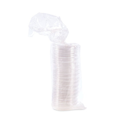 PresentaBowls Clear Dome Lids, 5.4" Diameter x 1.1" h, Plastic, 504/Carton