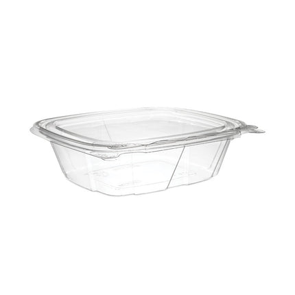 ClearPac SafeSeal Tamper-Resistant/Evident Containers, Flat Lid, 12 oz, Clear, Plastic, 100/Bag, 2 Bags/Carton