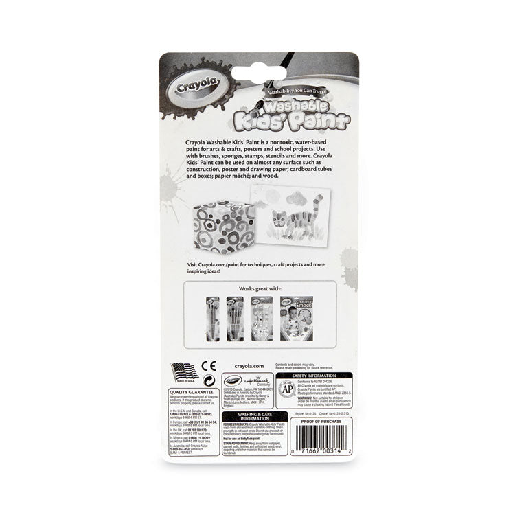 Washable Paint, 18 Assorted Colors, Interconnected 3 Oz Cups