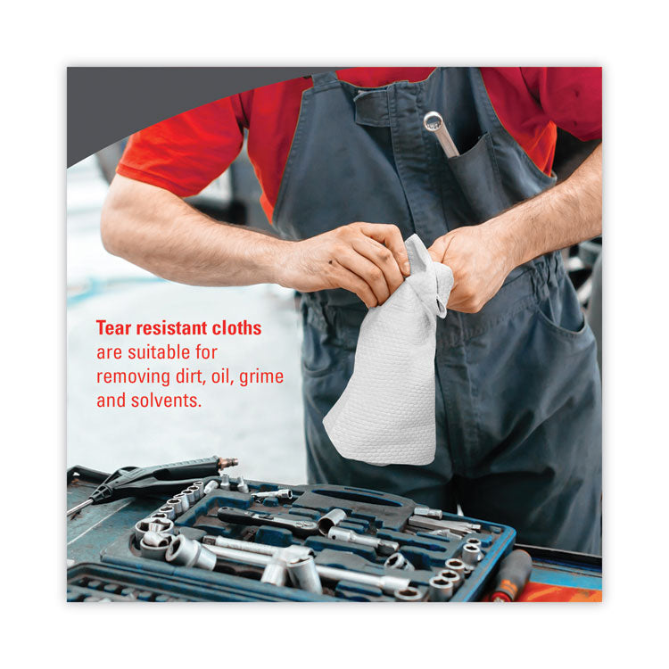 X70 Cloths, Center-Pull, 9.8 x 12.2, White, 275/Roll, 3 Rolls/Carton