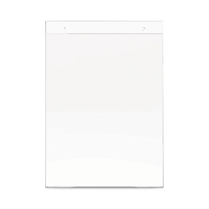 Classic Image Wall-Mount Sign Holder, Portrait, 8.5 x 11, Clear