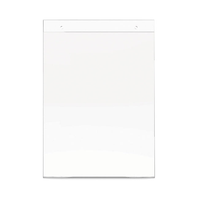 Classic Image Wall-Mount Sign Holder, Portrait, 8.5 x 11, Clear