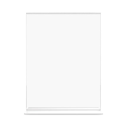 Classic Image Double-Sided Sign Holder, 8.5 x 11 Insert, Clear