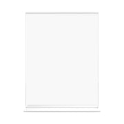 Classic Image Double-Sided Sign Holder, 8.5 x 11 Insert, Clear