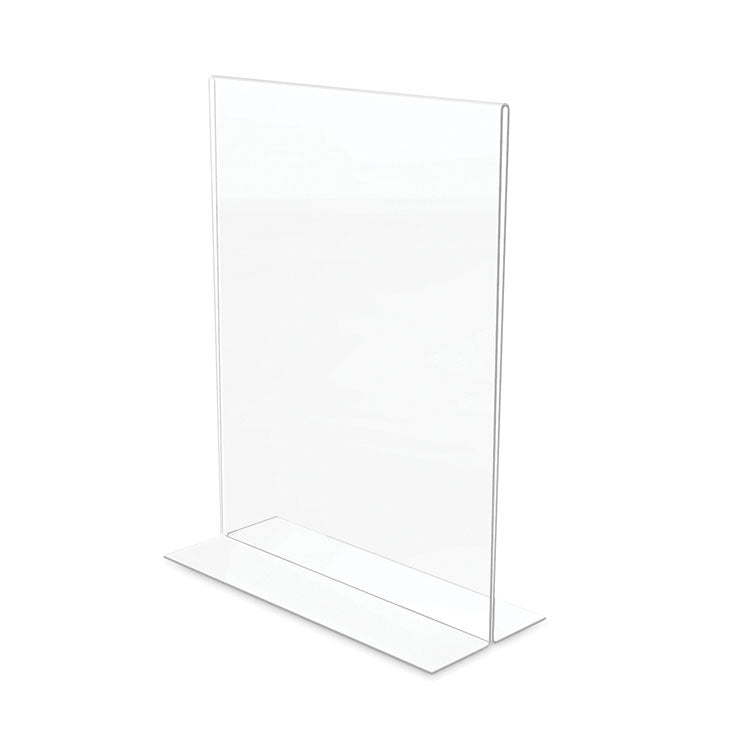 Classic Image Double-Sided Sign Holder, 8.5 x 11 Insert, Clear