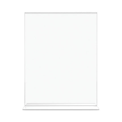Classic Image Double-Sided Sign Holder, 8.5 x 11 Insert, Clear