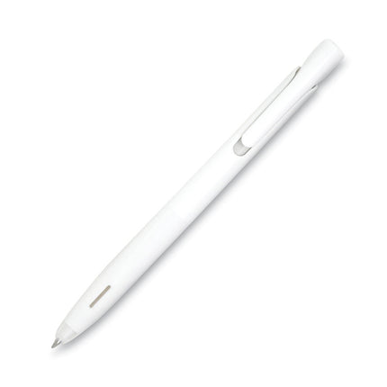 bLen Gel Pen, Retractable, Fine 0.7 mm, Black Ink, White Barrel, Dozen
