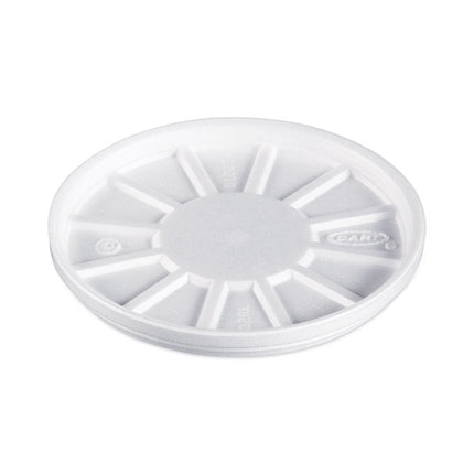 Non-Vented Cup Lids, Fits 32 oz/44 oz Hot Cups, Plastic, Clear, 500/Carton