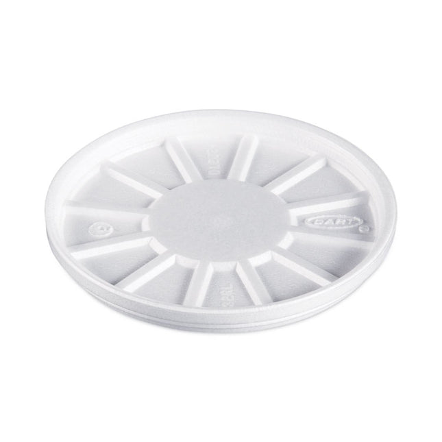 Non-Vented Cup Lids, Fits 32 oz/44 oz Hot Cups, Plastic, Clear, 500/Carton