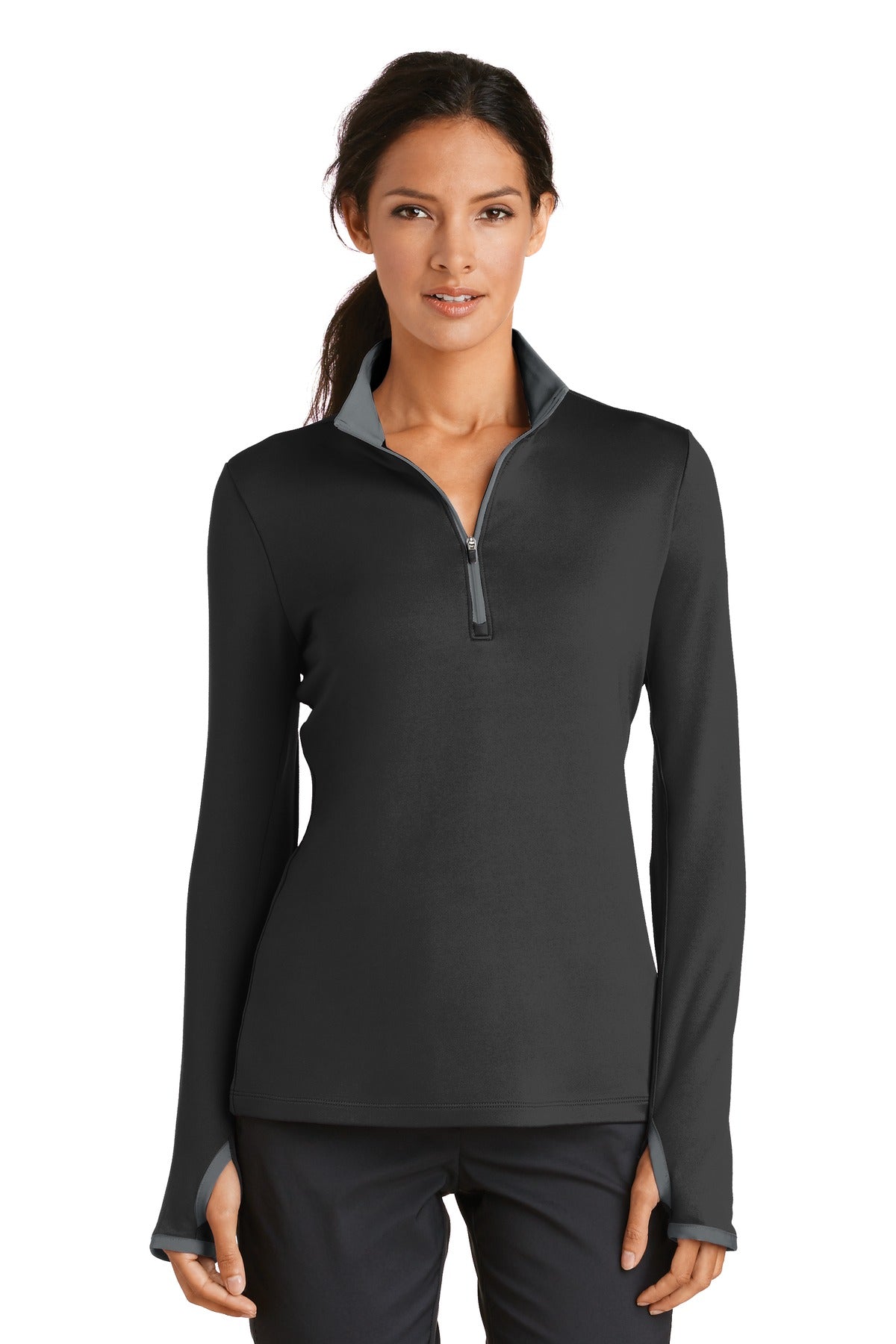 Nike Women's Dri-FIT Stretch 1/2-Zip Cover-Up 779796
