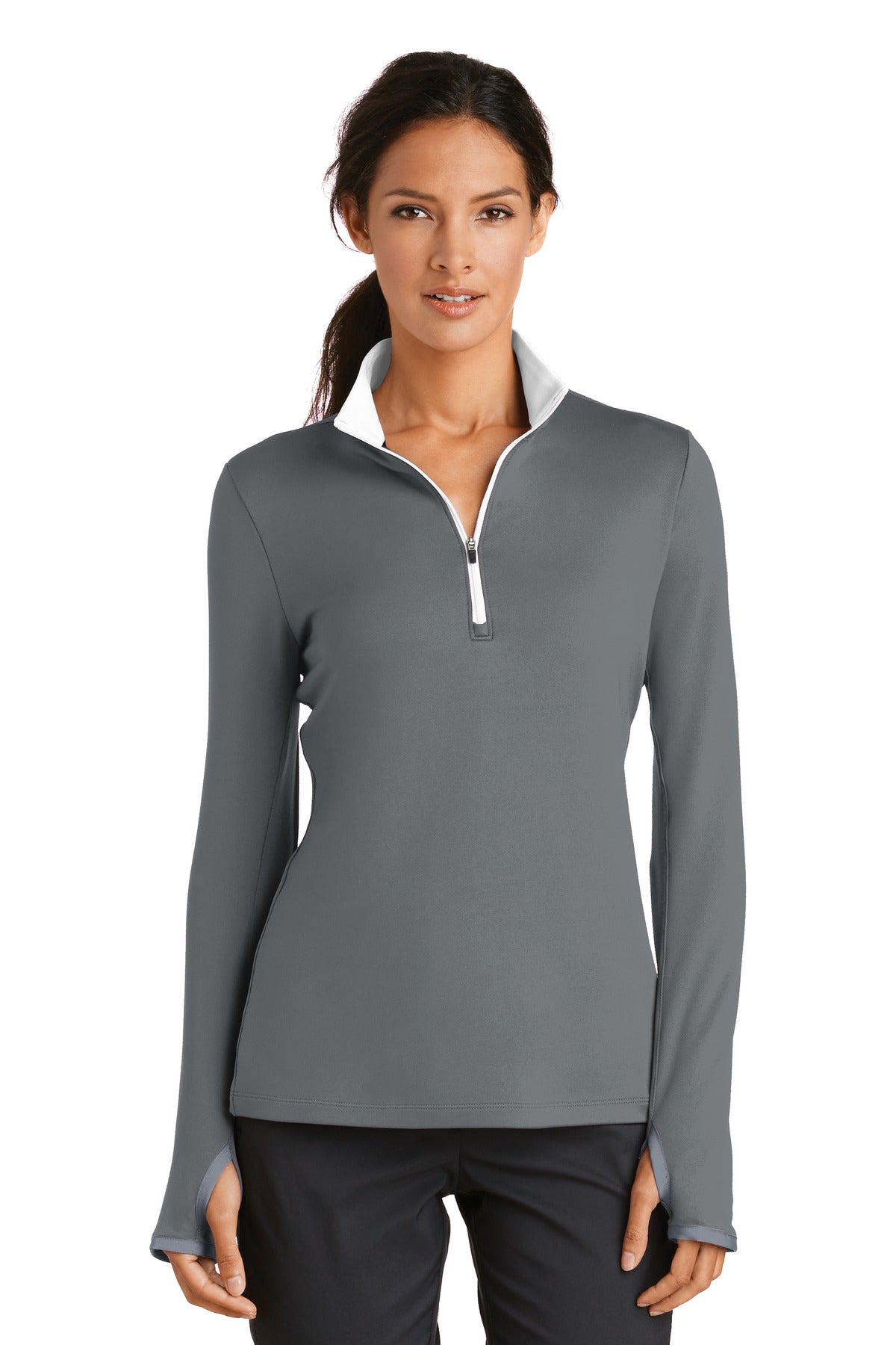 Nike Women's Dri-FIT Stretch 1/2-Zip Cover-Up 779796