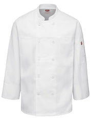 Red Kap® Men's Deluxe Airflow Chef Coat / 054MWH