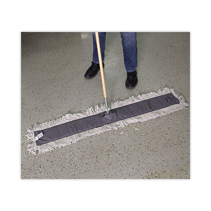 Clip-On Dust Mop Frame, 60w X 5d, Zinc Plated