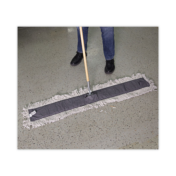 Clip-On Dust Mop Frame, 60w X 5d, Zinc Plated