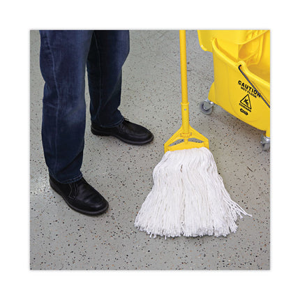 Cut-End Wet Mop Head, Rayon, No. 32, White, 12/carton