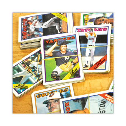 Pale Crepe Gold Rubber Bands, Size 19, 0.04" Gauge, Golden Crepe, 1 lb Box, 1,890/Box