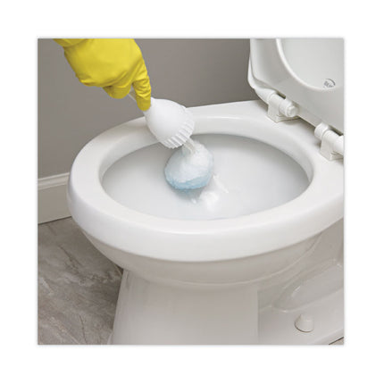 Cone Toilet Bowl Mop, 10" Handle, 2" Mop Head, White, 25/Carton