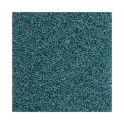 Heavy-Duty Scouring Pad, 6 x 9, Green, 15/Carton