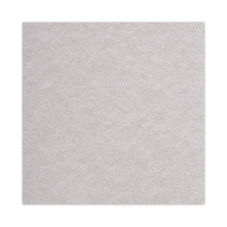 Light-Duty Scouring Pad, 6 x 9, White, 20/Carton