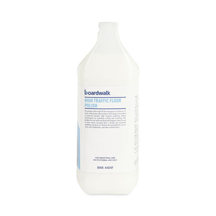 High Traffic Floor Polish, Apply 3 to 5 Coats per Application, Unscented, 1 gal Bottle