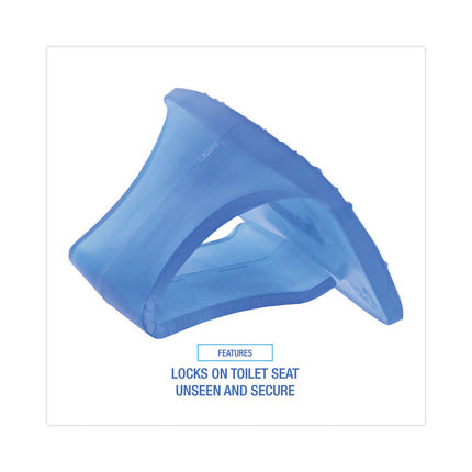 Toilet Bowl Clip, Cotton Blossom Scent, Blue, 12/Box