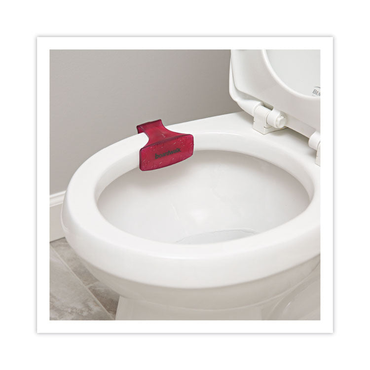 Toilet Bowl Clip, Spiced Apple Scent, Red, 12/Box