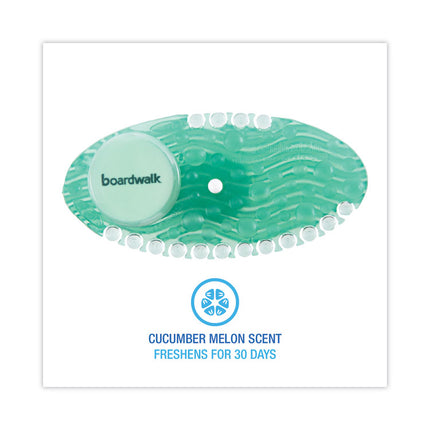 Curve Solid Air Freshener, Cucumber Melon, Green, 10/Box