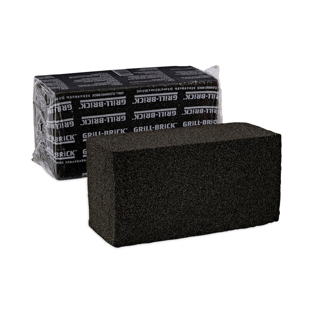 Grill Brick, 8 X 4, Black, 12/carton