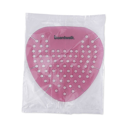 Gem Urinal Deodorizer Screen, Spiced Apple Scent, Red, 12/Box