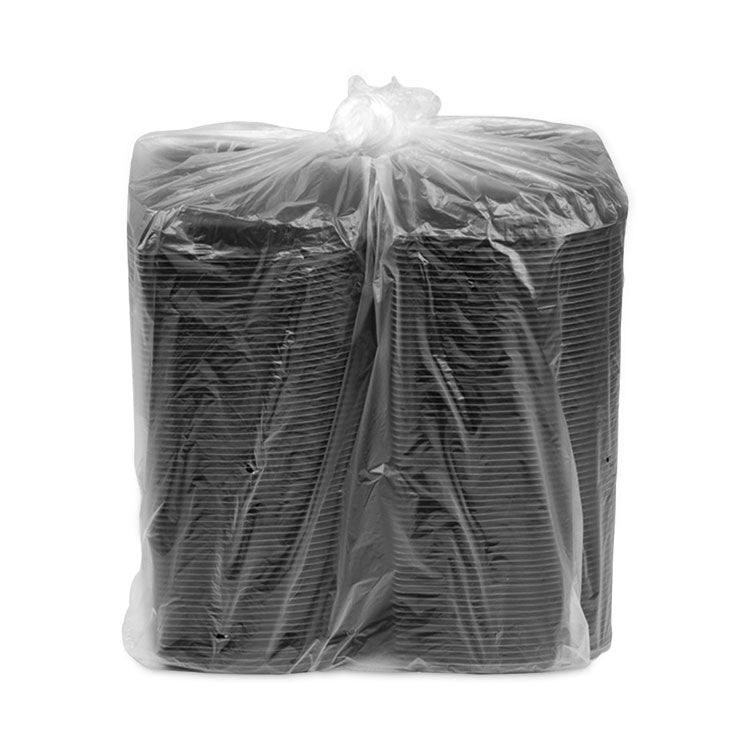 EarthChoice MealMaster Container, 16 oz, 8.13 x 6.5 x 1, Black, Plastic, 252/Carton