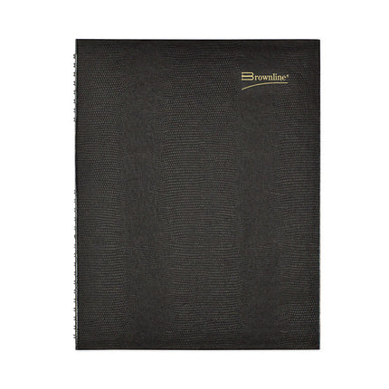CoilPro 14-Month Ruled Monthly Planner, 11 x 8.5, Black Cover, 14-Month: Dec 2024 to Jan 2026
