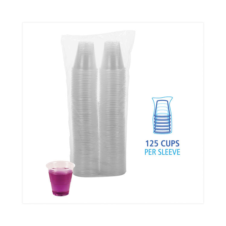Translucent Plastic Cold Cups, 3 oz, 125/Pack