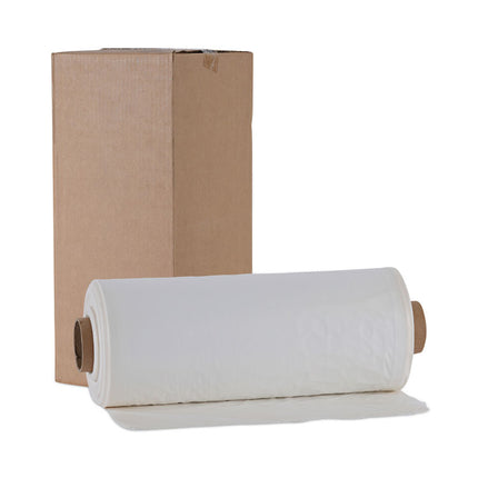 Industrial Drum Liners Rolls, 60 gal, 1.8 mil, 38" x 63", Clear, 75/Carton