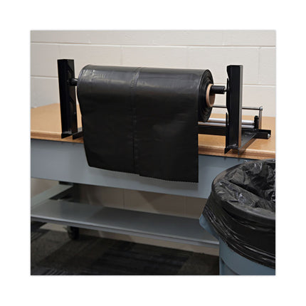 Industrial Drum Liners Rolls, 60 gal, 2.7 mil, 38" x 63", Black, 50/Carton