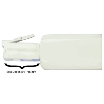 Rotating 360 Telephone Cord Detangler, White
