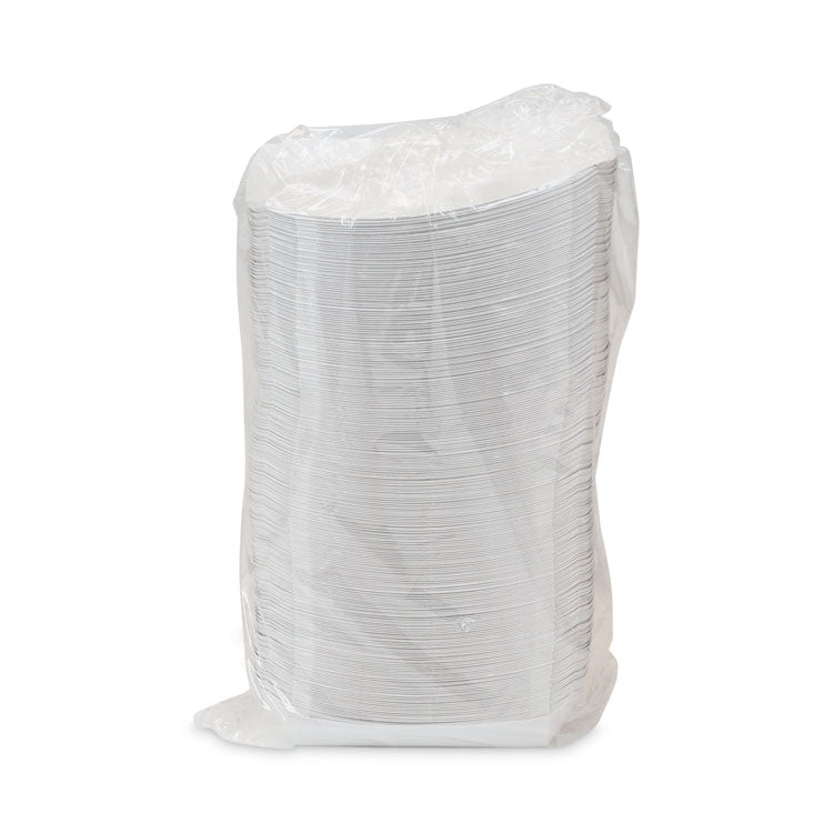 Paperboard Boat Basket, Hot Dog Tray with Perforations, 7.04 x 1.75 x 1.43, White, Paper, 1,000/Carton