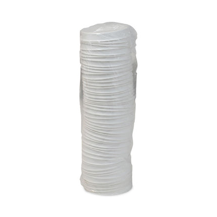 EarthChoice Compostable Soup Cup Lid, For 8 oz to 16 oz Soup Cups, 4" Diameter, Natural, Sugarcane, 500/Carton
