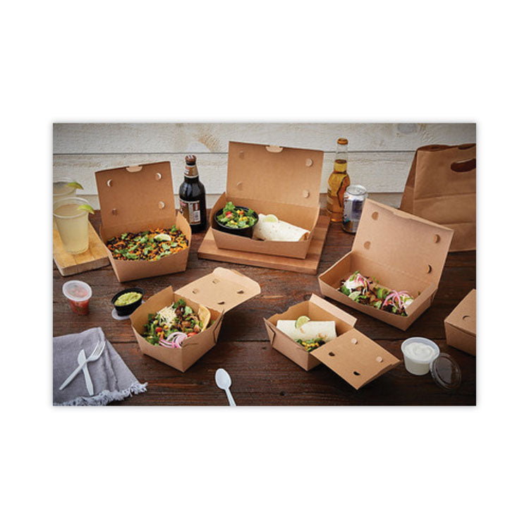 EarthChoice OneBox Paper Box, 66 oz, 6.5 x 4.5 x 3.25, Brown, 160/Carton