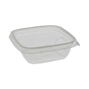 EarthChoice Square Recycled Bowl, 12 oz, 5 x 5 x 1.62, Clear, Plastic, 504/Carton