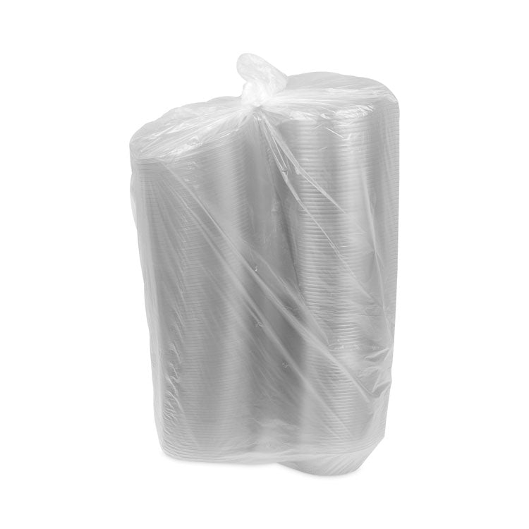 EarthChoice Recycled PET Hinged Container, 48 oz, 8.88 x 7.25 x 2.94, Clear, Plastic, 190/Carton