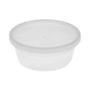 Newspring DELItainer Microwavable Container, 8 oz, 1.13 x 2.8 x 1.33, Clear, Plastic, 240/Carton