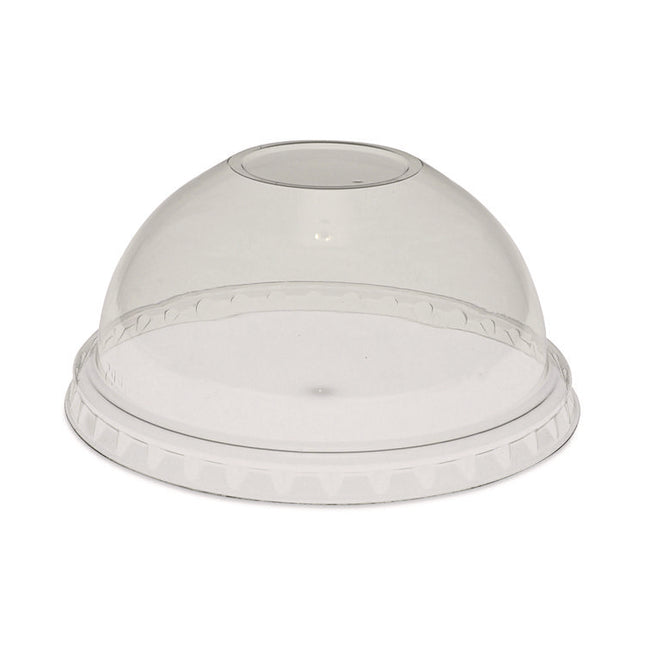 EarthChoice Strawless RPET Lid, Dome Lid, Fits 9 oz to 20 oz "A" Cups, Plastic, Clear, 900/Carton